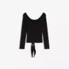 Long Sleeve Asymmetric Tied T-Shirt Long Sleeve Asymmetric Tied T-Shirt