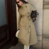 Long Trench Coat with Belt – Jackets and Trench