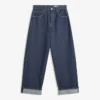 Low-Rise Baggy Jeans with Roll-Up Hem – Pants Low-Rise Baggy Jeans with Roll-Up Hem – Pants