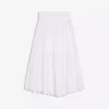 Midi Skirt with Fold-Over Waist