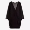 Mini Dress with Cape Sleeves