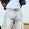 Pleated Barrel Jeans – Jeans – Men