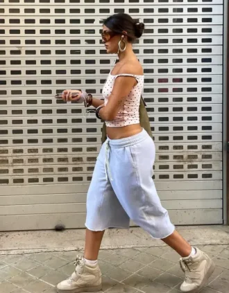 Plush Bermuda Shorts
