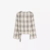 Printed Crossover Blouse Printed Crossover Blouse