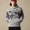 Printed Hood Sweatshirt with Hood – Sweatshirts & Hoodies