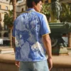 Printed Short Sleeve Polo Shirt