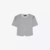 Puff Sleeve Short Sleeve Blazer