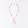 Resin Pendant Cord Necklace