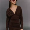 Ruched Mini Dress – Dresses and Jumpsuits
