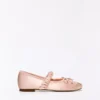 Sateen Ballerina Flat – Women