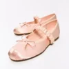 Sateen Ballerina Flat – Women