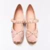 Sateen Ballerina Flat – Women
