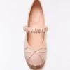 Sateen Ballerina Flat – Women