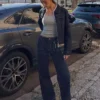 Seamless High-Waist Wide-Leg Jeans with Pockets – Pants – Women Seamless High-Waist Wide-Leg Jeans with Pockets – Pants – Women