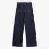 Seamless High-Waist Wide-Leg Jeans with Pockets – Pants – Women Seamless High-Waist Wide-Leg Jeans with Pockets – Pants – Women