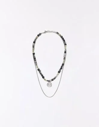 Stainless Steel and Stone Necklace – Accessories