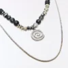 Stainless Steel and Stone Necklace – Accessories