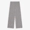 Straight-Leg Striped Print Trousers – Pants