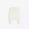 Striped Crew Neck Button-Up Jacket – Sweaters and Cardigans
