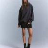 Studded Hoodie – Tops and Bodysuits