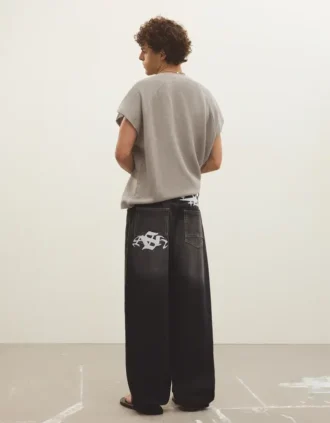 Super Baggy Embroidered Jeans