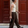 Super Baggy Pleated Semi-Jogger Trousers