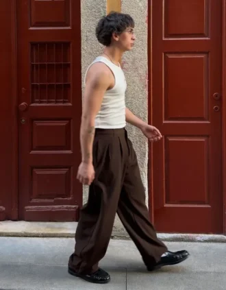 Super Baggy Pleated Semi-Jogger Trousers – Pants