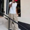 Super Baggy Tailored Fit Trousers