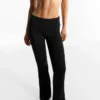 Technical Flared Trousers with Turn-Up Waist – Pants – Women