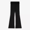 Technical Flared Trousers with Turn-Up Waist – Pants – Women
