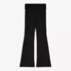 Technical Flared Trousers with Turn-Up Waist – Pants – Women