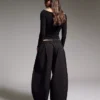 Technical Pleated Trousers – Pants