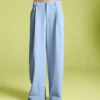 Voluminous Double Fabric Trousers