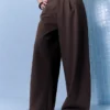 Voluminous Double Fabric Trousers – Pants