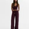Wide-Leg Trousers with Elasticated Waist