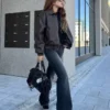 Worn-Effect Bowling Bag with Straps – Accessories